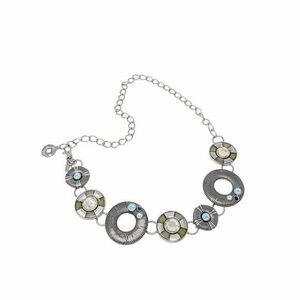 Vintage metal belt with gems